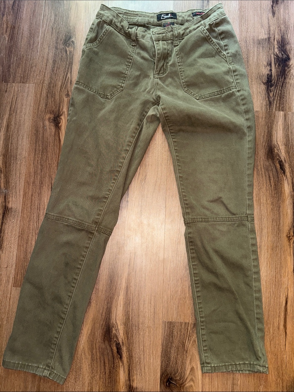 Earl Jeans Olive Green Straight Leg Women's Jeans